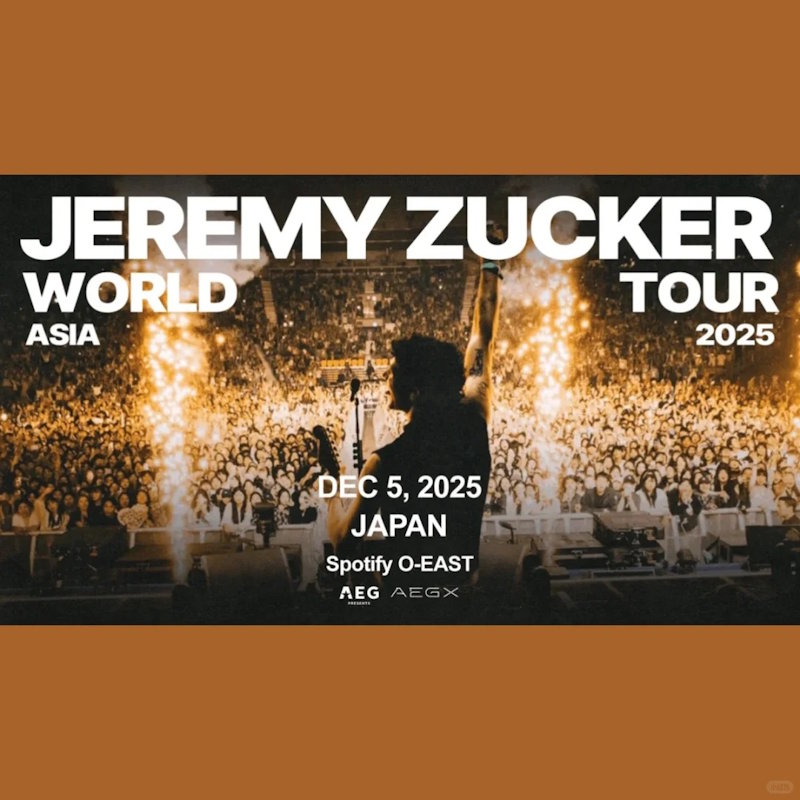 Jeremy Zucker日本演唱会